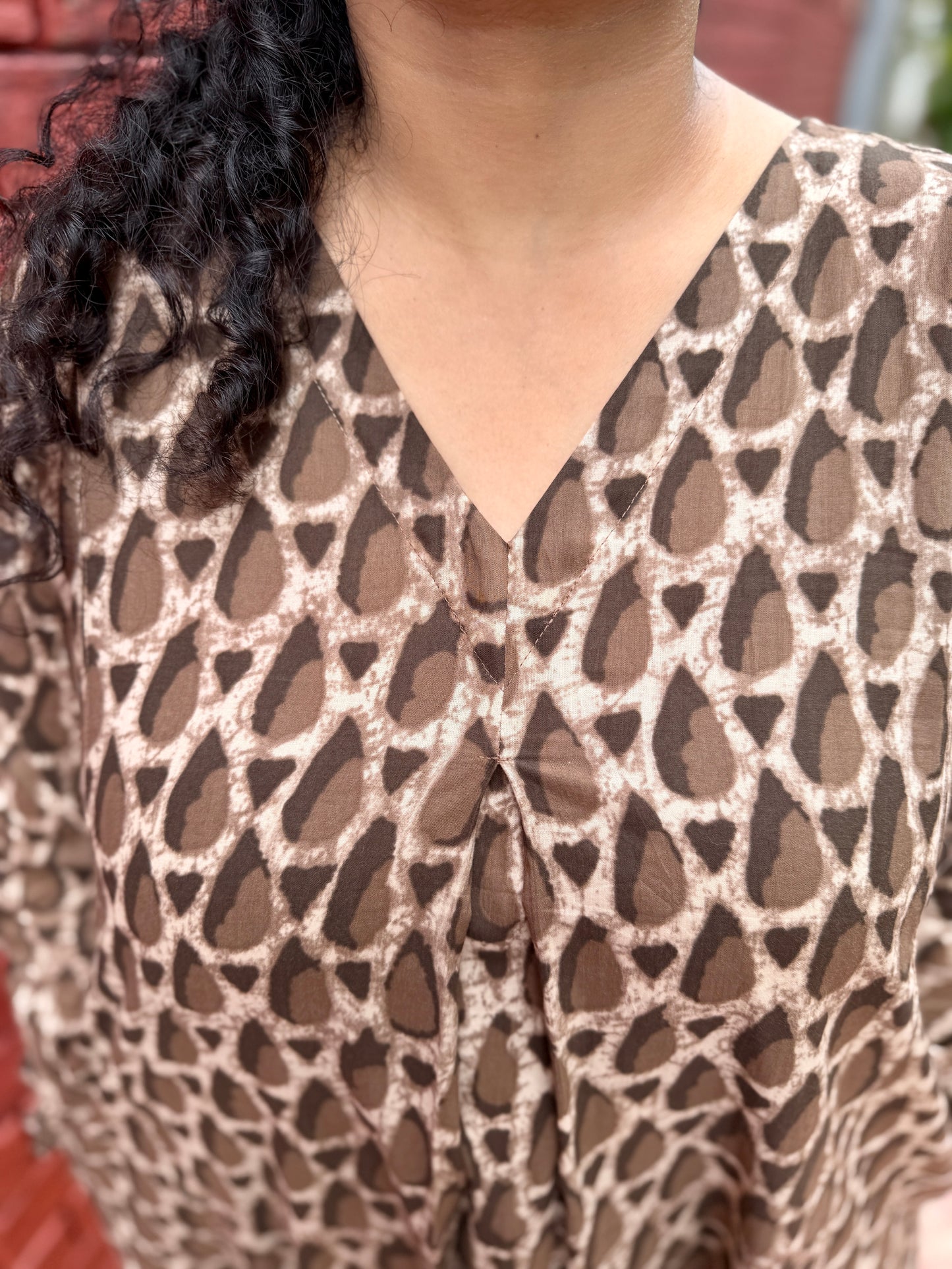 Bagh Rust A-Line Kurta