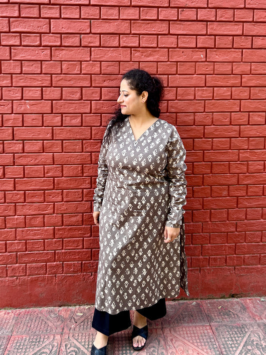 Ashwood Ethnic Motif Straight Kurta