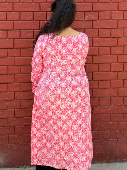 Gulabi Bagh Cotton Kurta