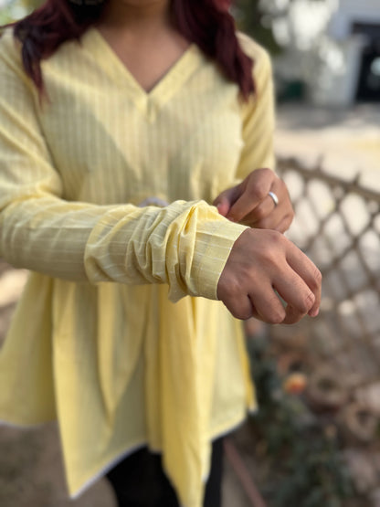 Lemon lace top