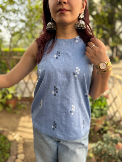 Denim Breeze top