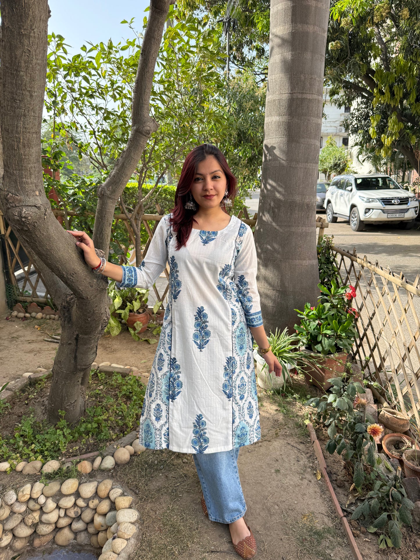 Firozi Mehak Kali kurta